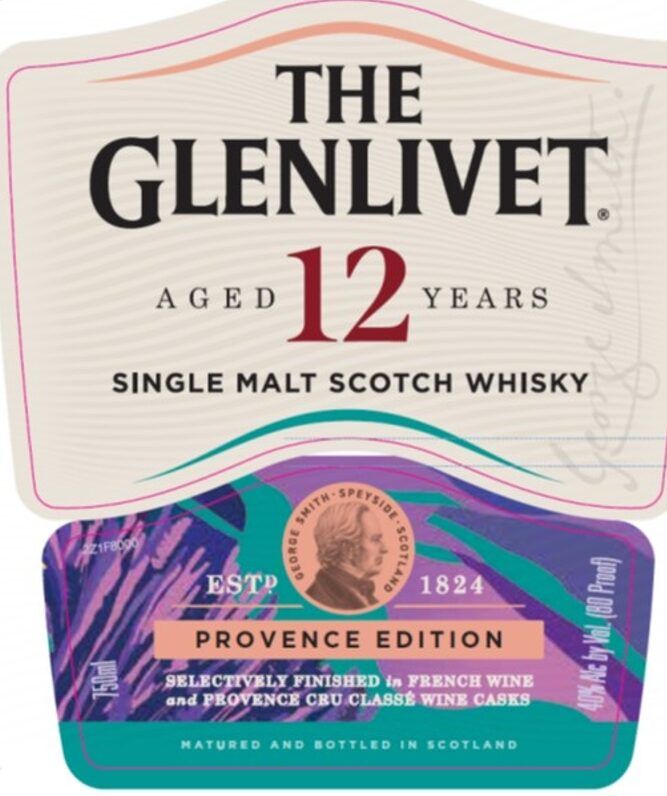 GLENLIVET 12 Provence Edition 750ml