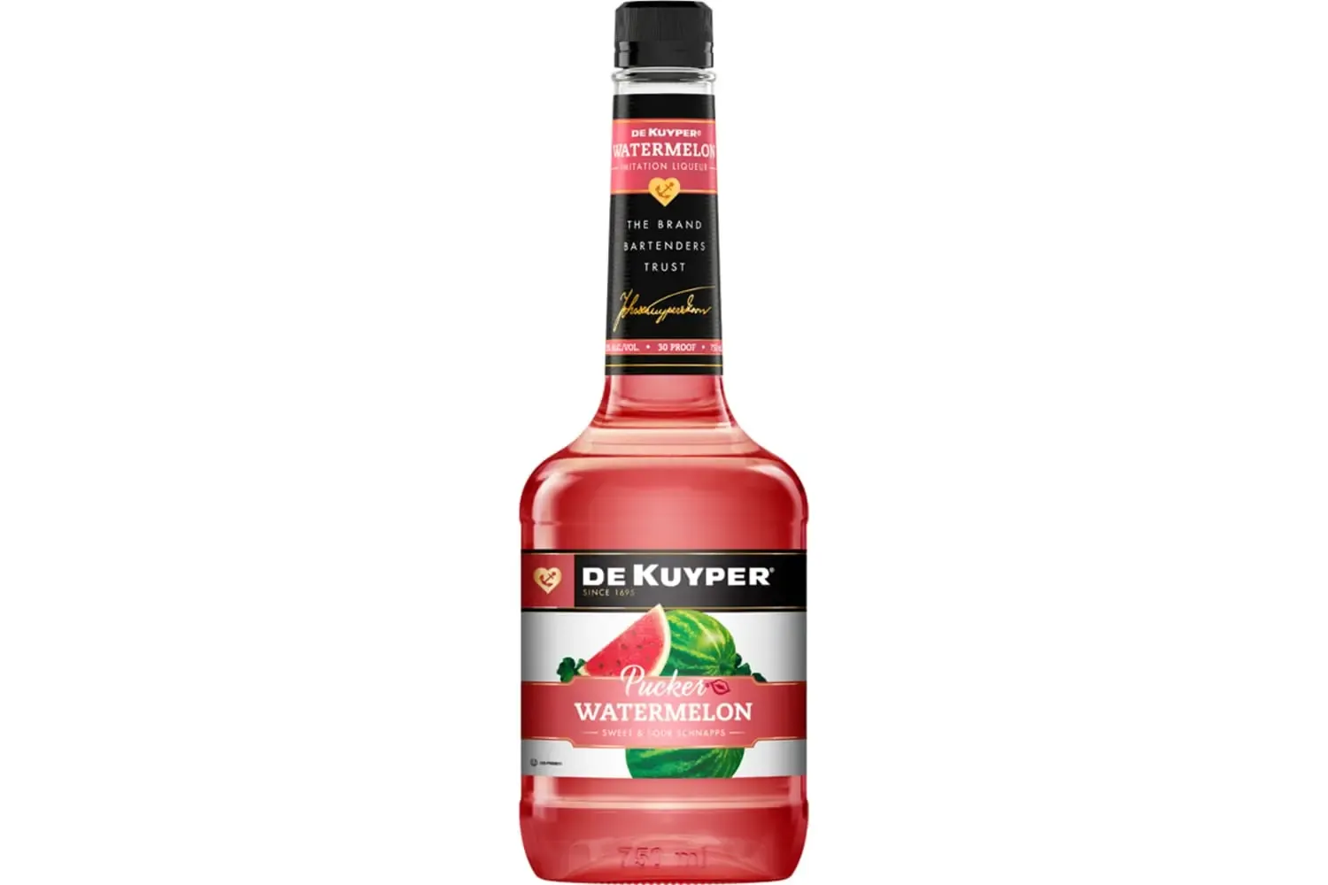 DEKUYPER Pucker Watermelon Schnapps Liqueur 1L