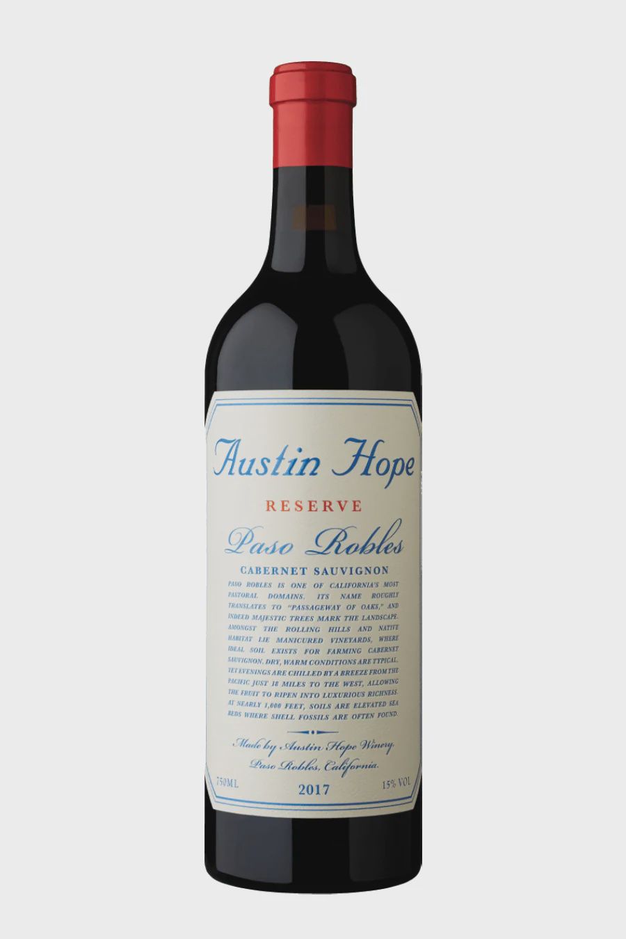 AUSTIN HOPE Paso Robles Cabernet Rsv 750 ML