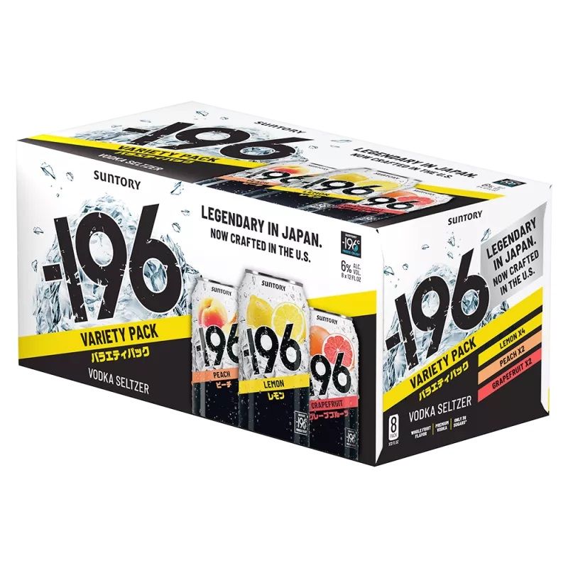 -196 Cocktail Vodka Seltzer Combo Variety  8pk