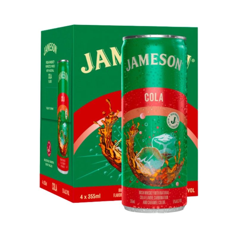JAMESON Cola 4 Pack Cans