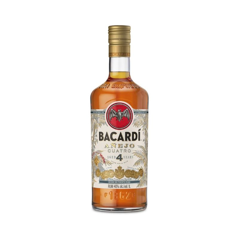 BACARDI Cuatro Anejo 4 Year Rum 750 ml