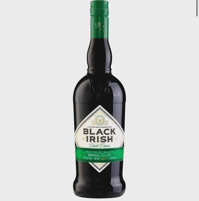 BLACK IRISH Original Irish Cream 750 ML