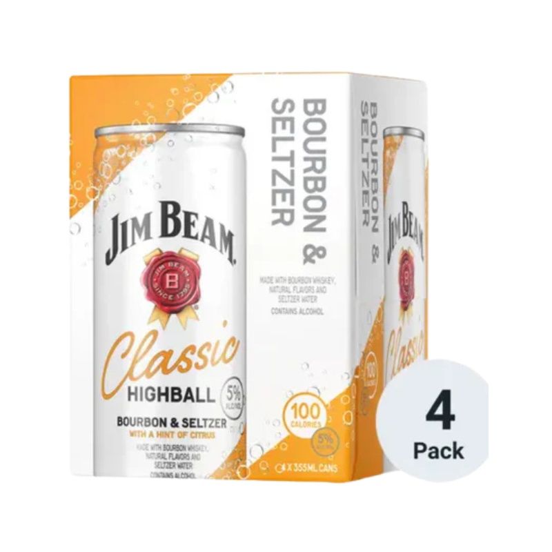 JIM BEAM Highball Cans 4 Pack