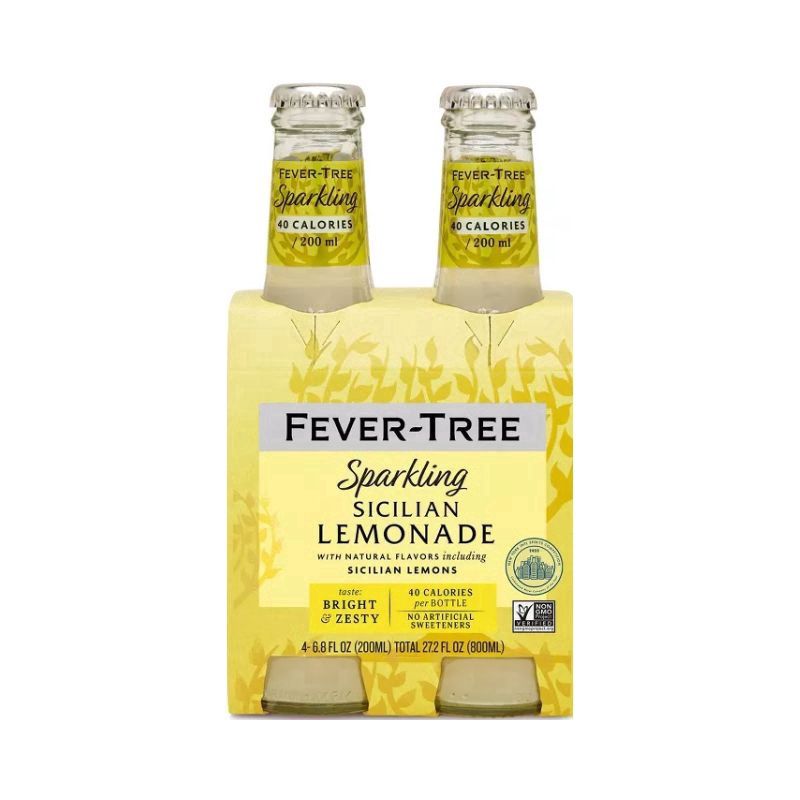 FEVER TREE Sicilian Lemonade 4 Pack Bottles