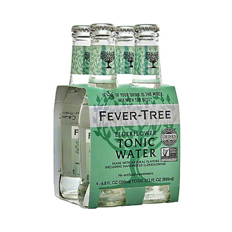 FEVER TREE Elderflower Tonic 4 Pack Bottles
