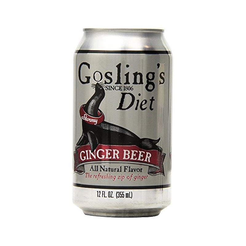 GOSLINGS Diet Ginger Beer 12 oz Can