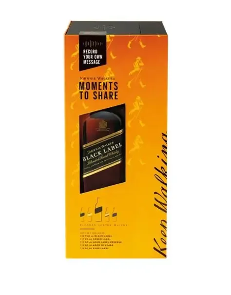 JOHNNIE WALKER Black Moments to Share Set 4pk