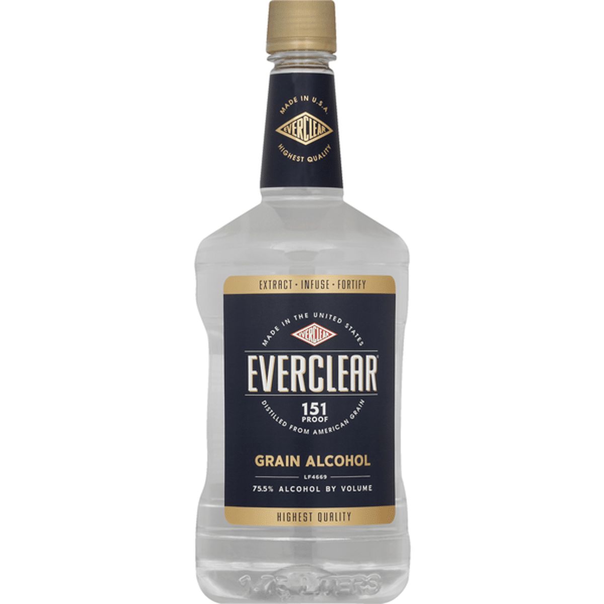 EVERCLEAR Grain Alcohol 151 1.75 L