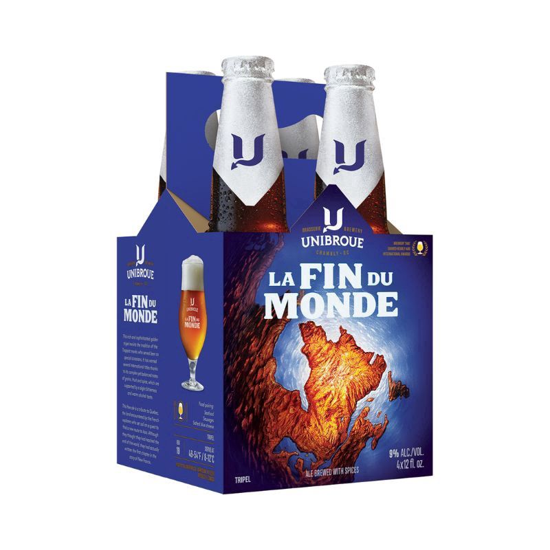 UNIBROUE La Fin Du Monde 4 Pack 12 oz Bottles