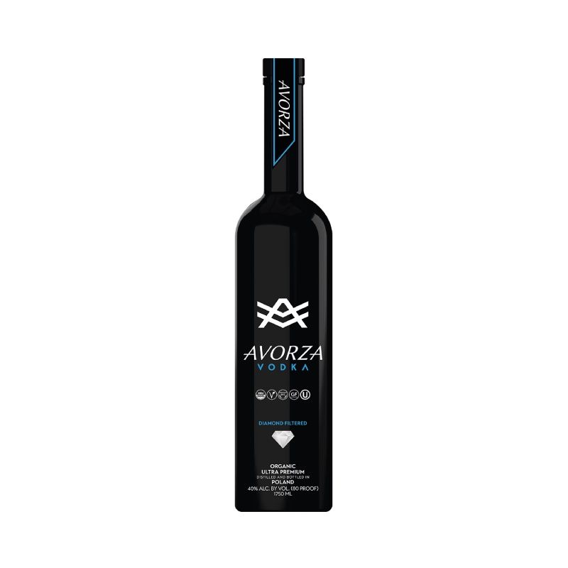 AVORZA Vodka Black Bottle 1.75 L
