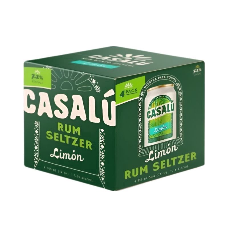 CASALU Limon Rum Seltzer 4 Pack 12 oz