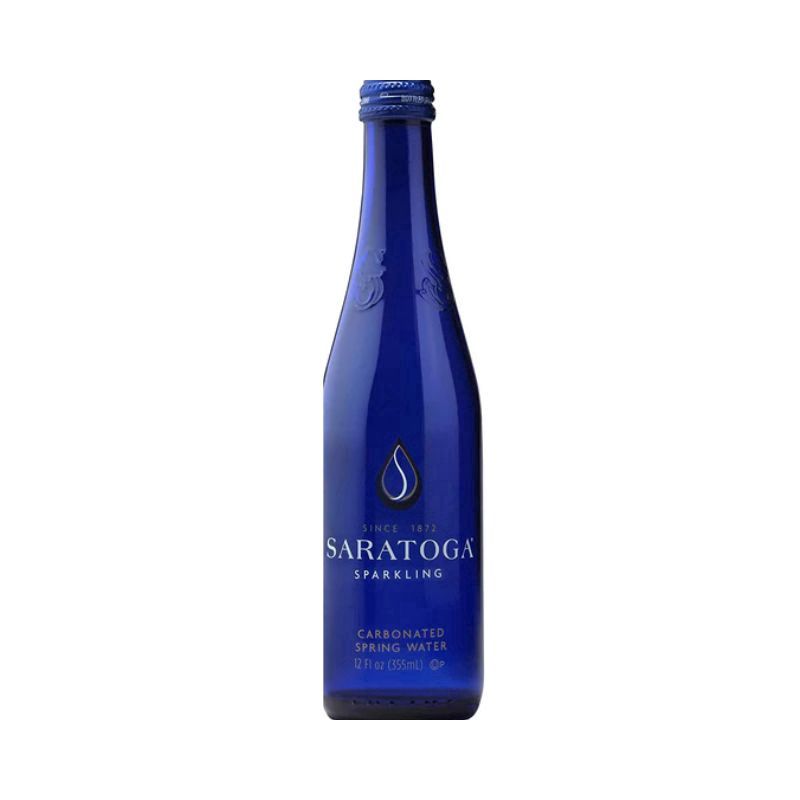 SARATOGA Spring Water Sparkling 12 oz Bottle