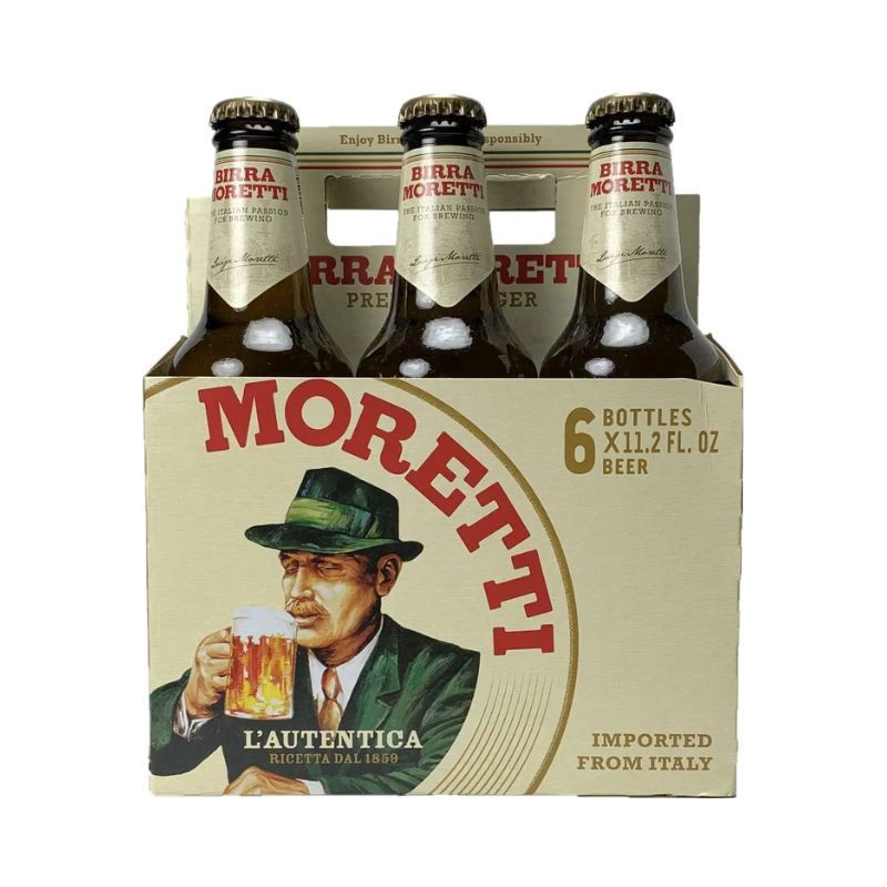 MORETTI 6 Pack 12 oz Bottle