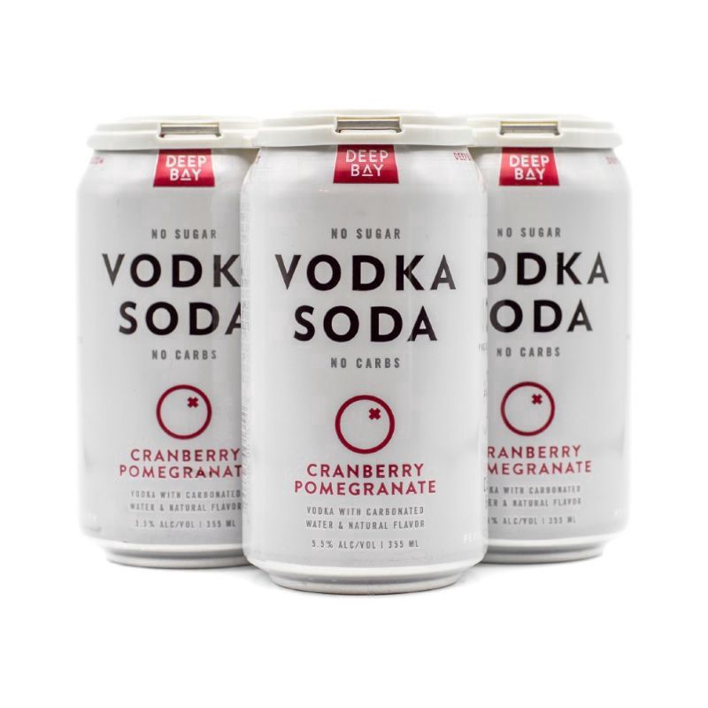 DEEP BAY Cranberry Vodka 4 Pack