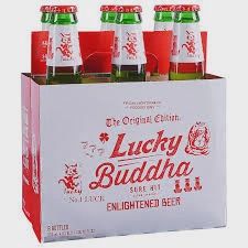 LUCKY BUDDHA 6 Pack 12 oz Bottles