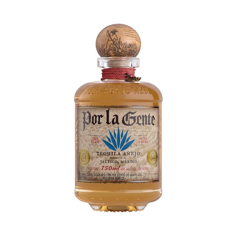 POR LA GENTE Tequila Anejo 750 ml