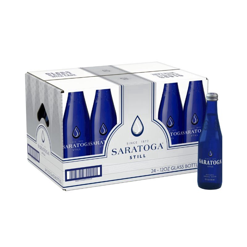SARATOGA Spring Water 12 oz Bottle
