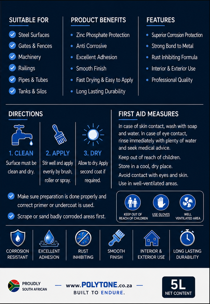 Polytone Water-Based Zinc Phosphate Primer