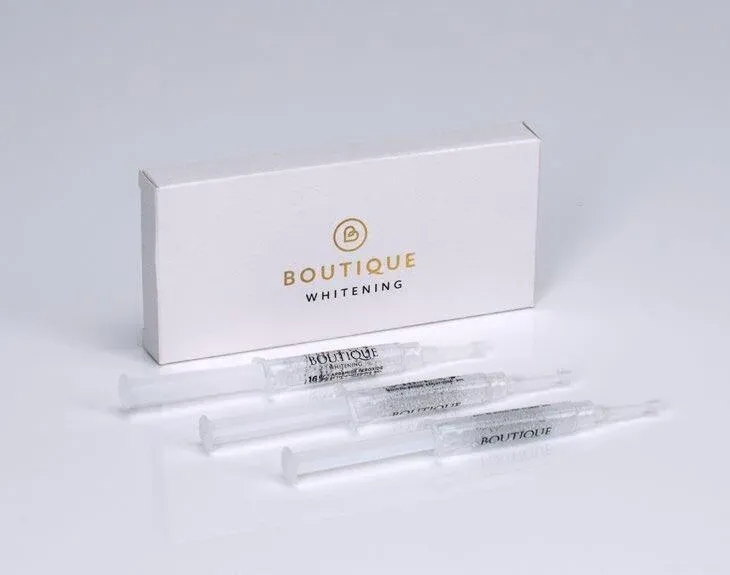 BOUTIQUE Whitening Gels 6% HP 3ml x 3 Pack