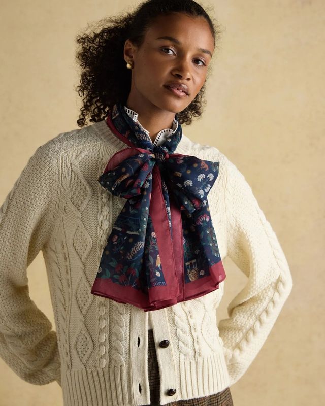 Abberton Scarf - Navy