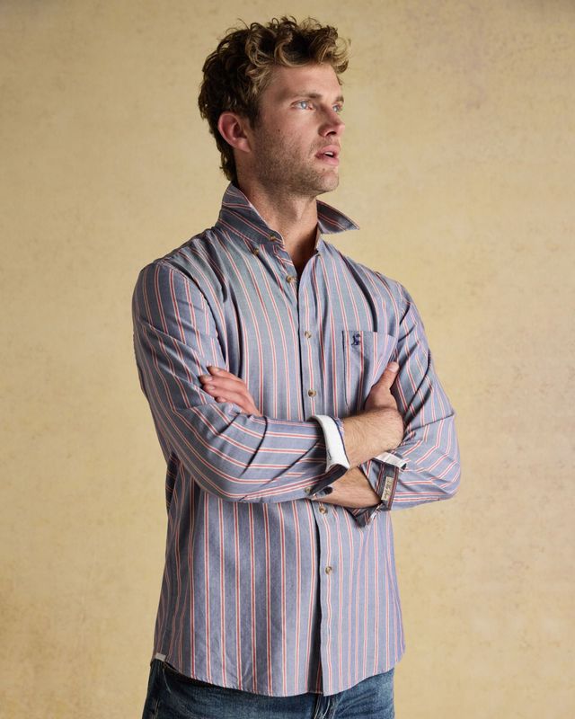 Oxford Shirt - Red/Blue
