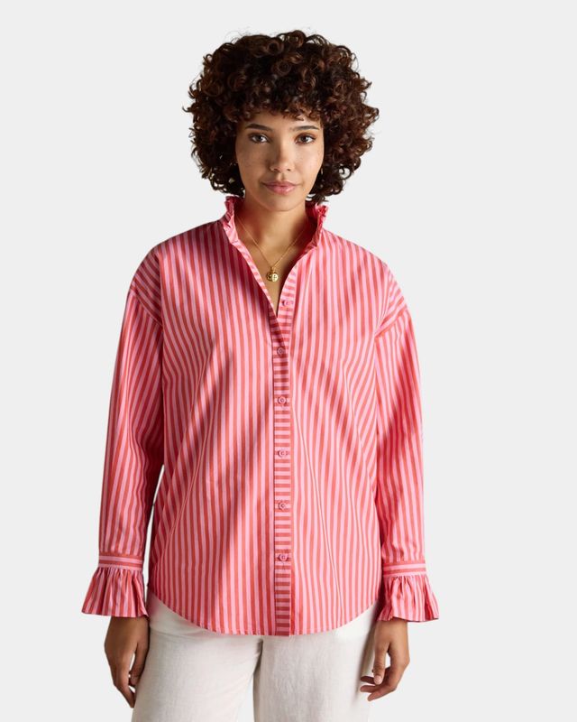 Mae Shirt Pink Stripe