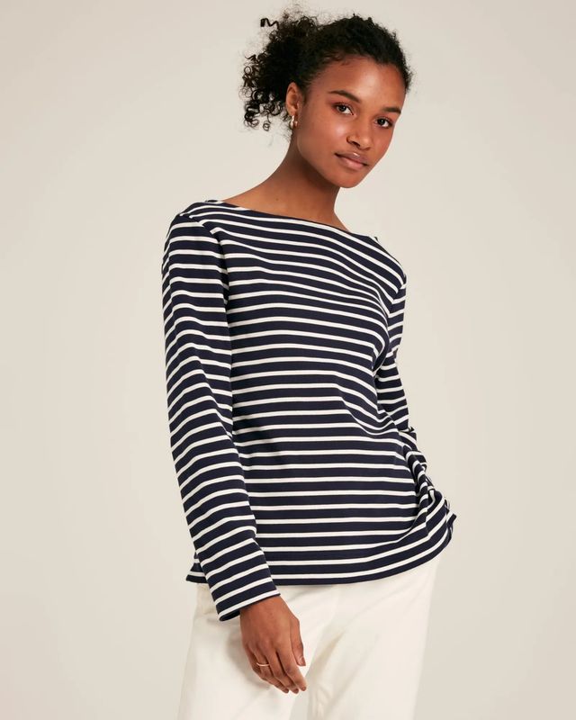Harbour Top - Navy Cream Stripe