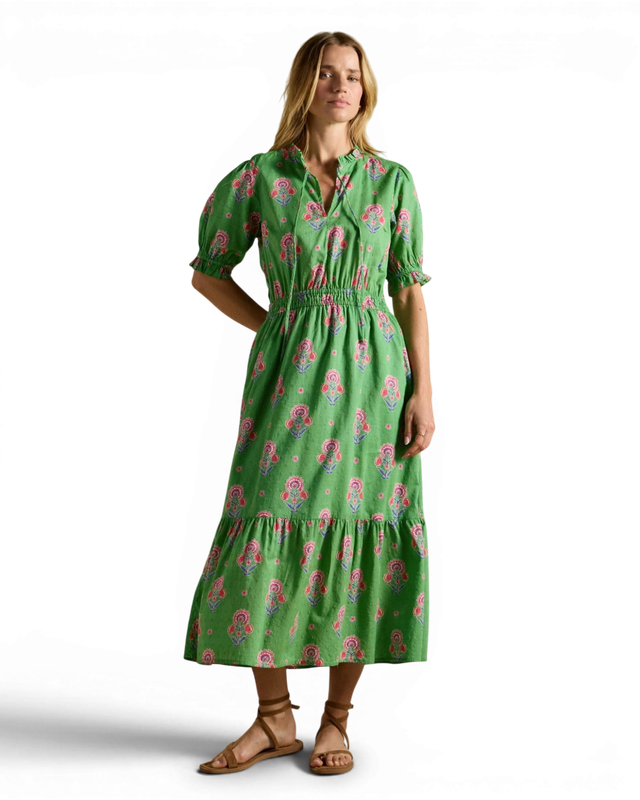 Larissa Dress Green Pink