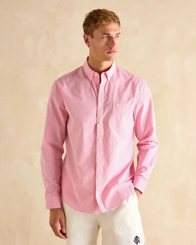 Abbott Shirt - Pink Gingham