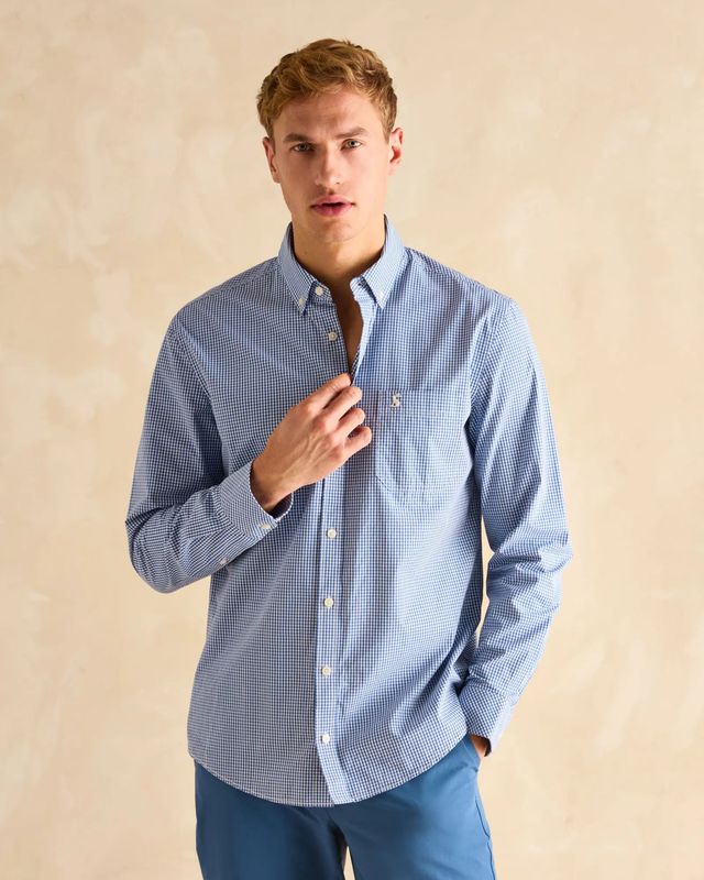 Abbott Shirt - Blue Gingham