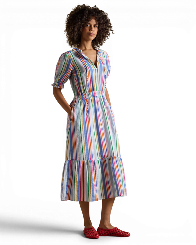 Larissa Dress Multi Stripe