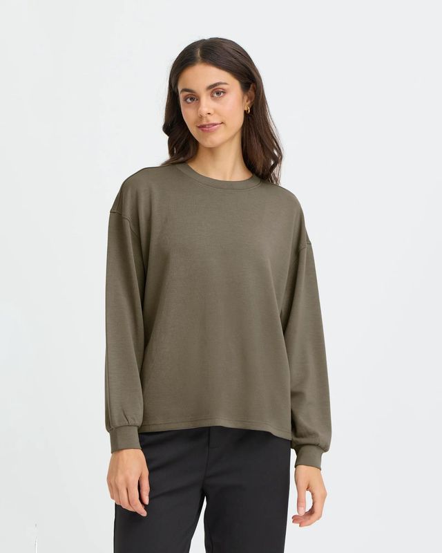 FRAURORA Pullover 7 - Smoky Olive
