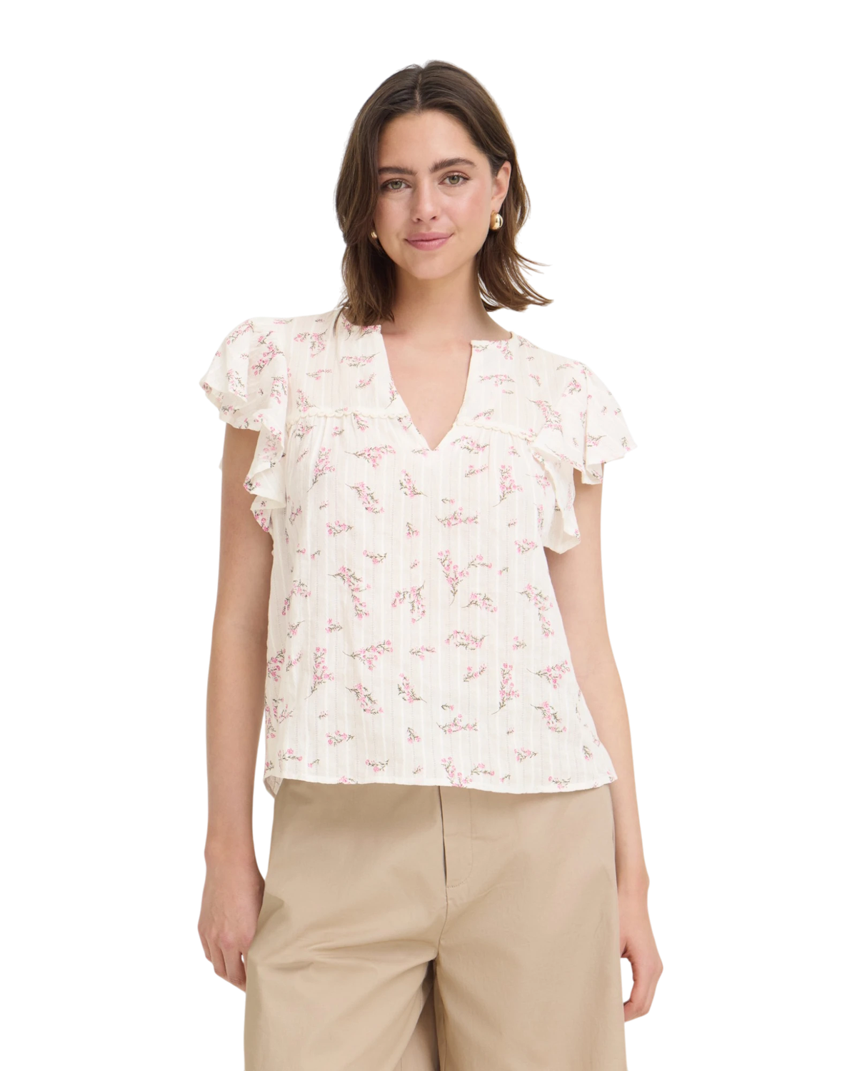 FREASA Blouse - Pink Flowers
