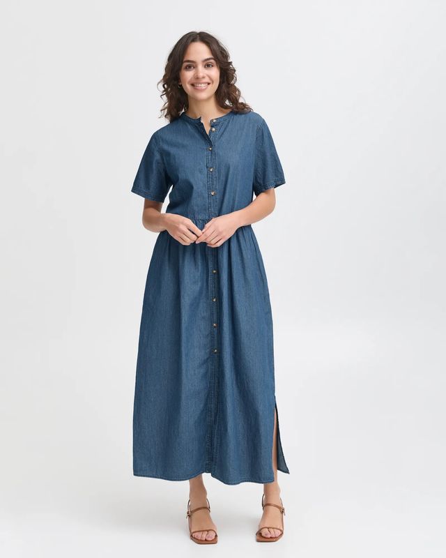 FRKINDRA Dress - Clear Blue Denim