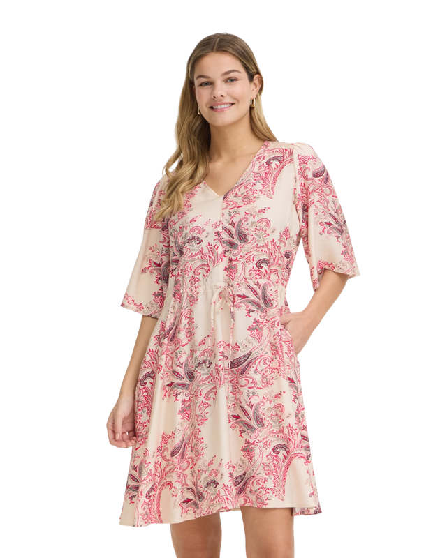 FRADARA Dress - Dara Pink &amp; Red