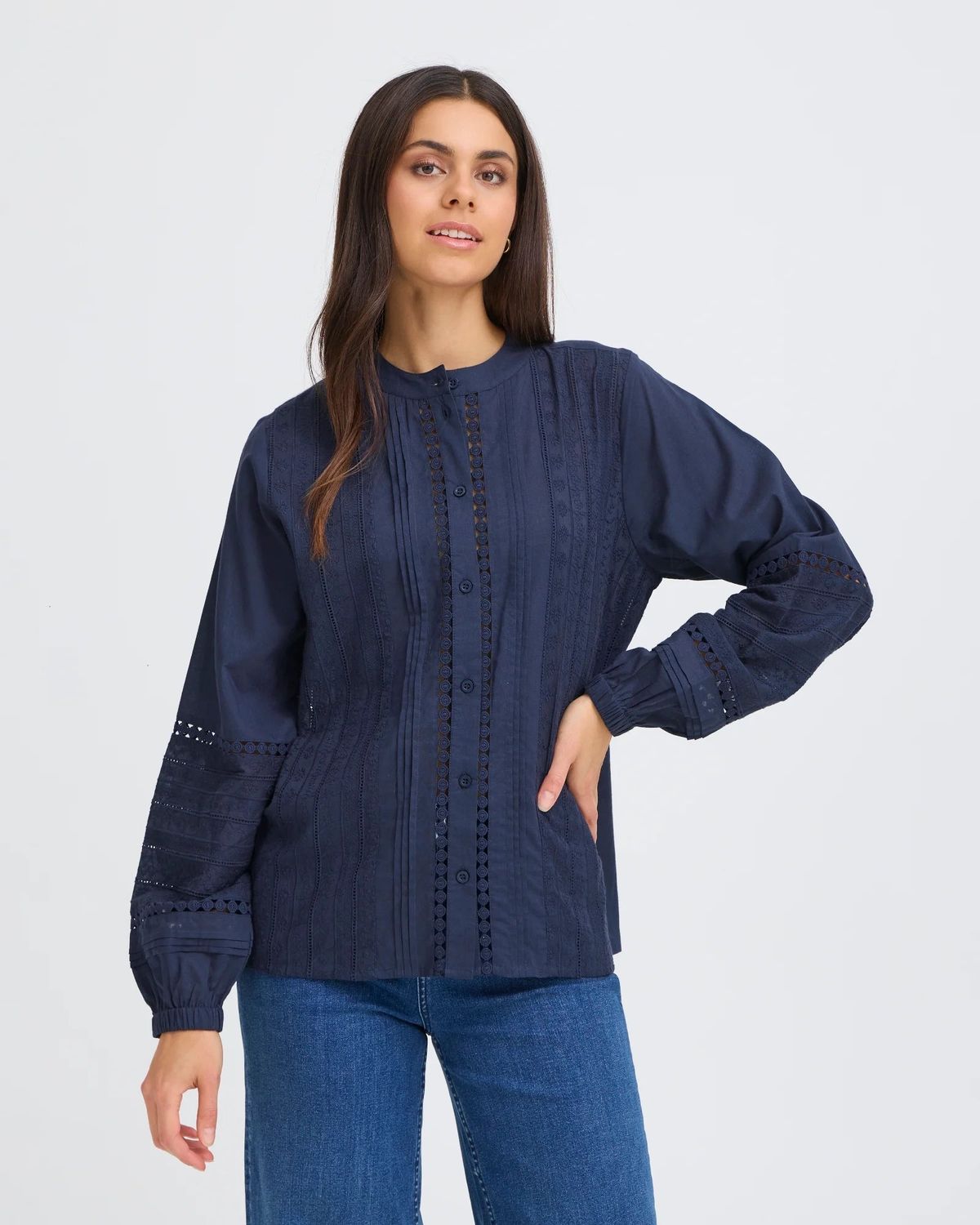 FRJIKE Shirt - Navy Blazer