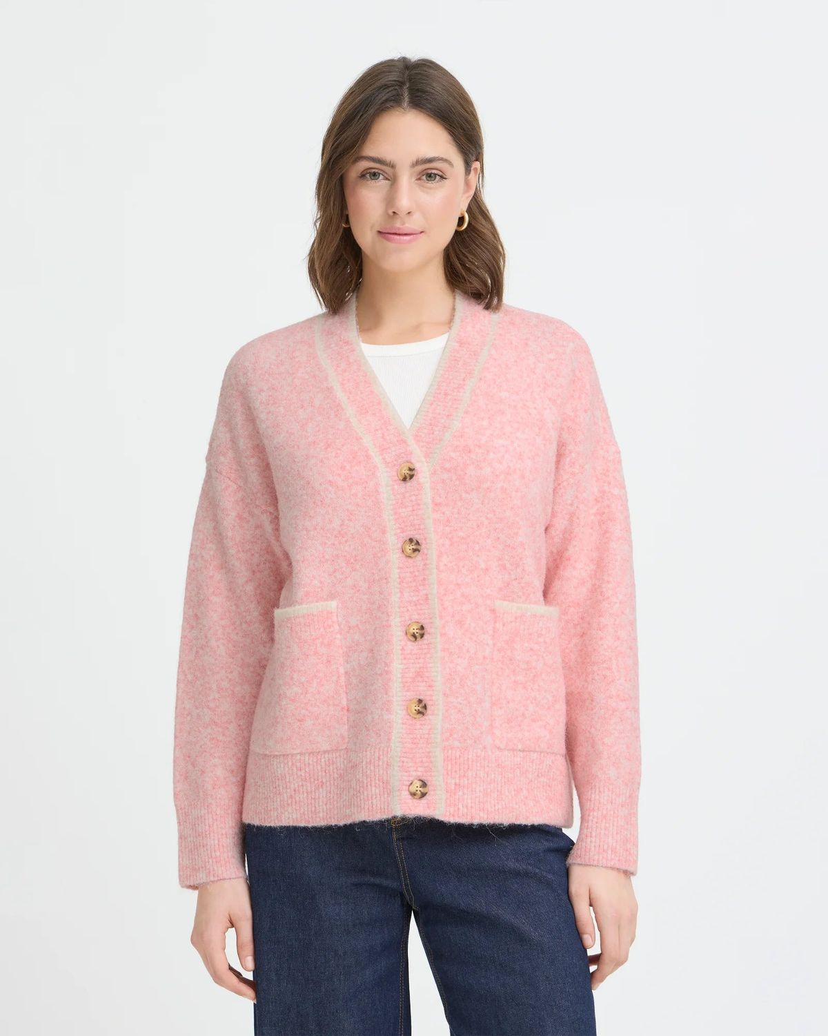 FRKENDRA Cardigan - Rose Smoke