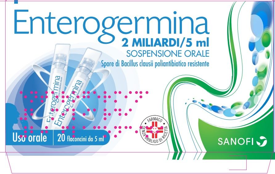 ENTEROGERMINA*OS 20FL 2MLD/5ML ENTEROGERMINA*OS 20FL 2MLD/5ML