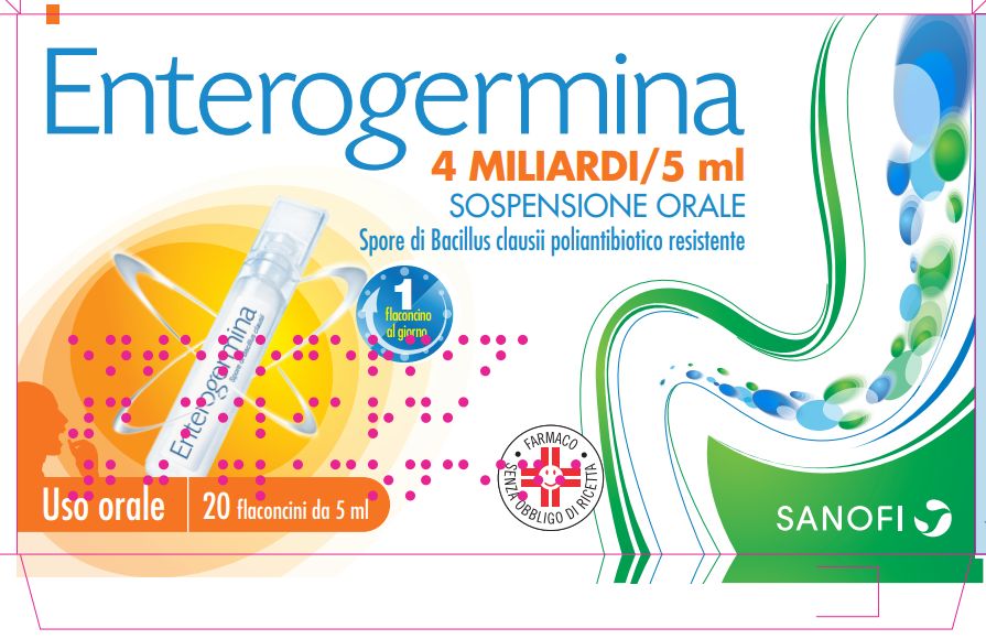 ENTEROGERMINA*OS 20FL 4MLD 5ML ENTEROGERMINA*OS 20FL 4MLD 5ML