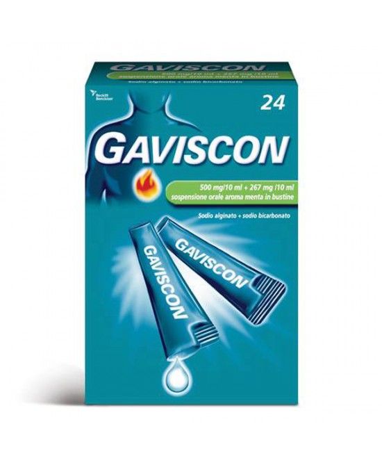 GAVISCON*24BUST 500+267MG/10ML GAVISCON*24BUST 500+267MG/10ML