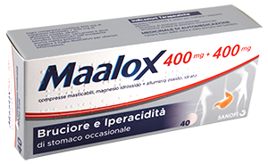 MAALOX*40CPR MAST 400MG+400MG
