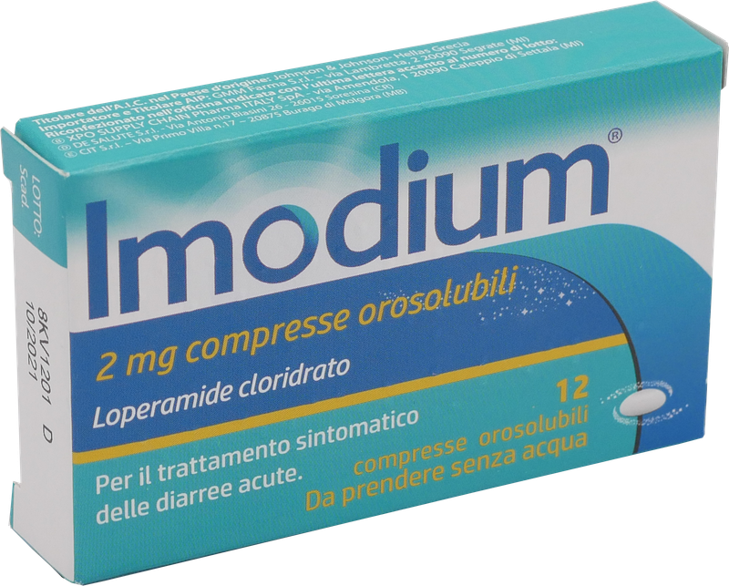 IMODIUM*12CPR OROSOL 2MG