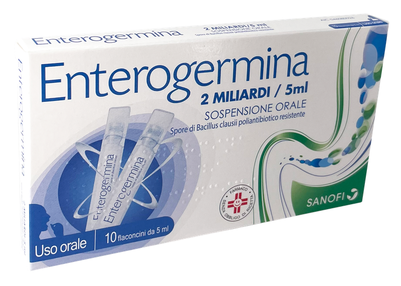 ENTEROGERMINA*OS 10FL 2MLD/5ML