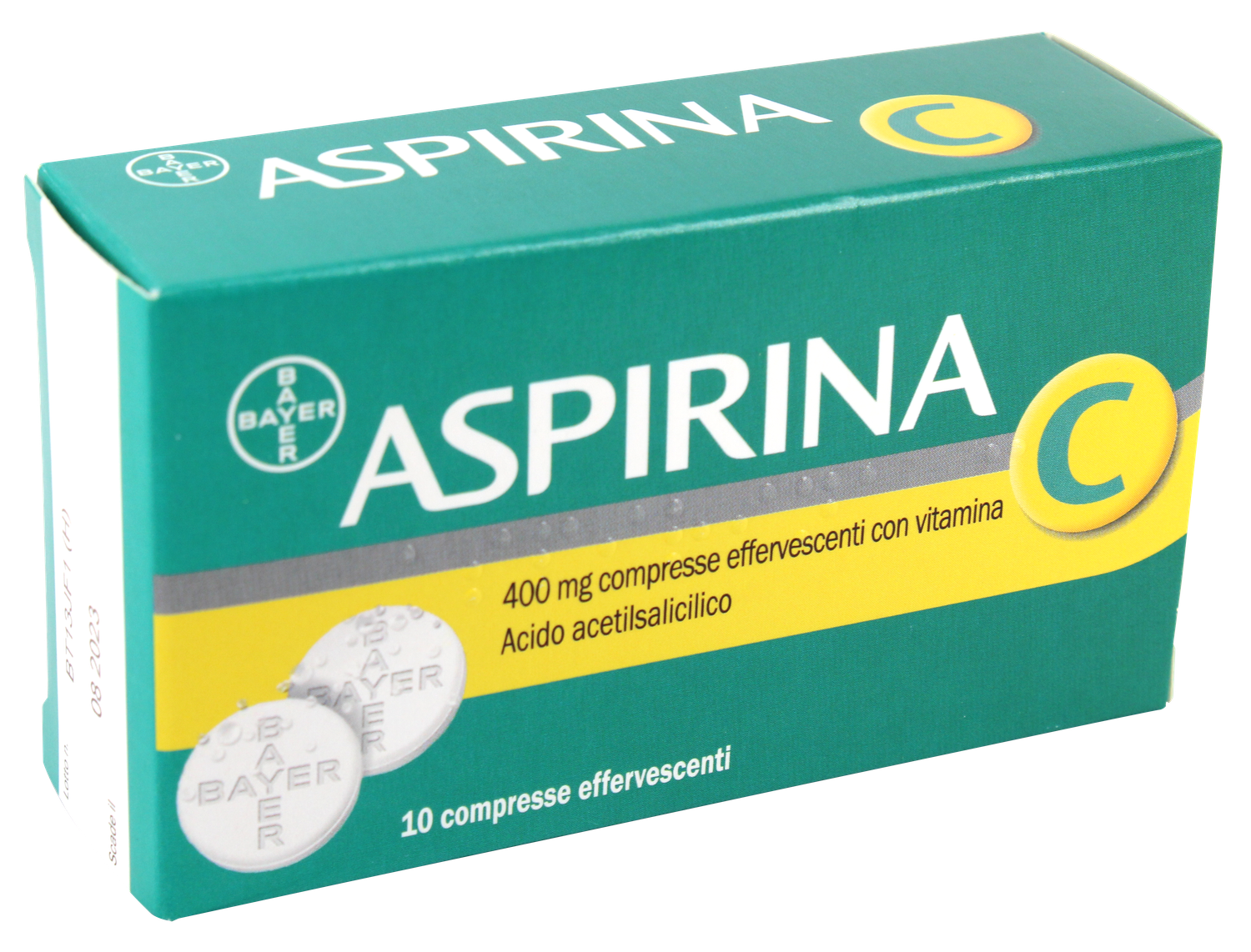 ASPIRINA*10CPR EFF 400+240MG ASPIRINA*10CPR EFF 400+240MG