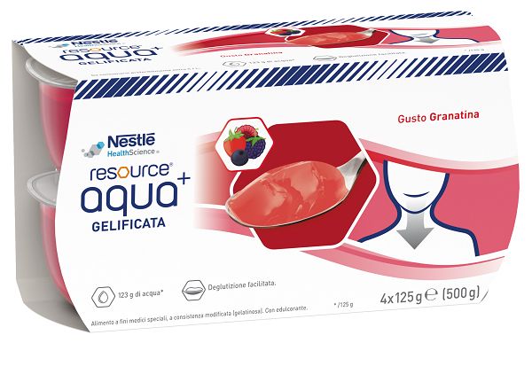RESOURCE AQUA+GEL GRANAT4X125G