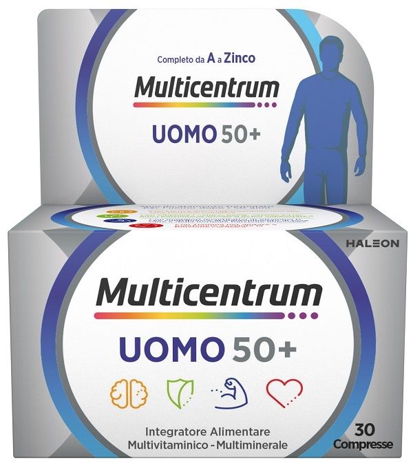 MULTICENTRUM UOMO 50+ 30CPR MULTICENTRUM UOMO 50+ 30CPR