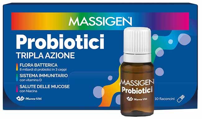 MASSIGEN PROBIOTICI 10FLX8ML MASSIGEN PROBIOTICI 10FLX8ML