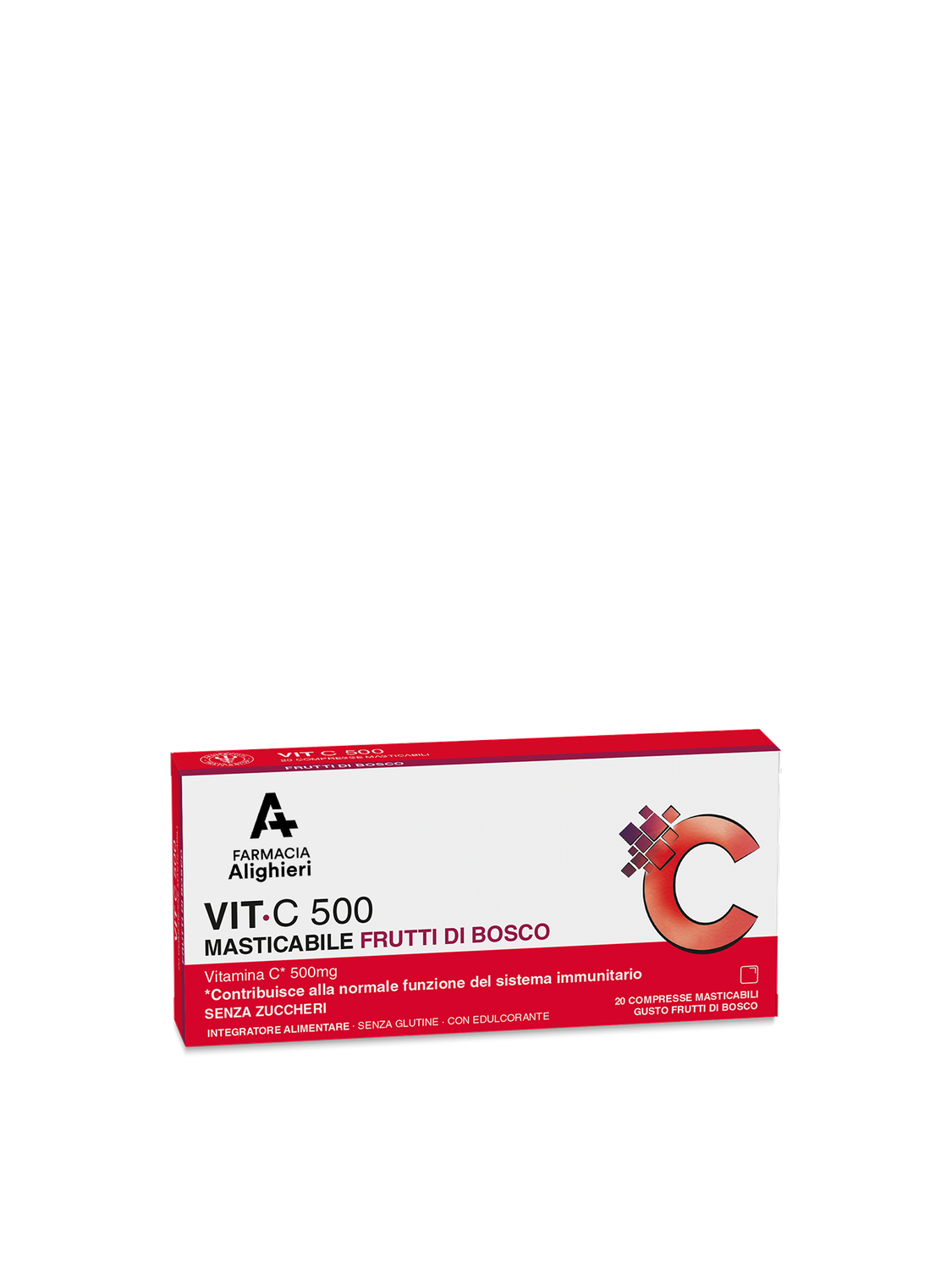 LFP VIT C 500 MASTIC FRUT20CPR