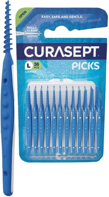 CURASEPT PICKS LARGE 36PZ CURASEPT PICKS LARGE 36PZ